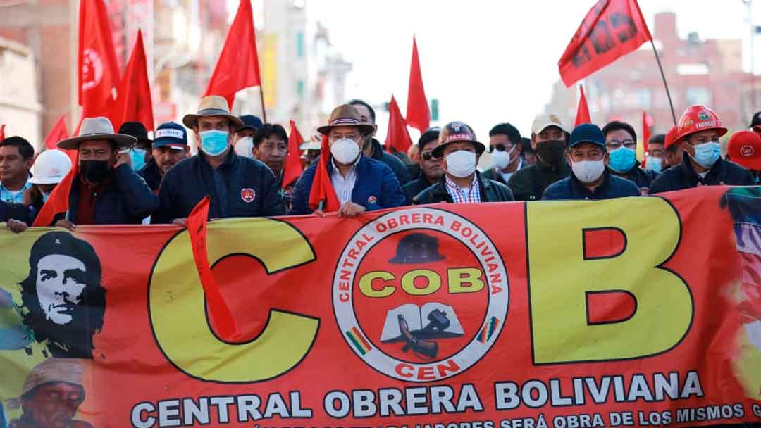 COB convoca a Gran Marcha en conmemoración al Día del Trabajador