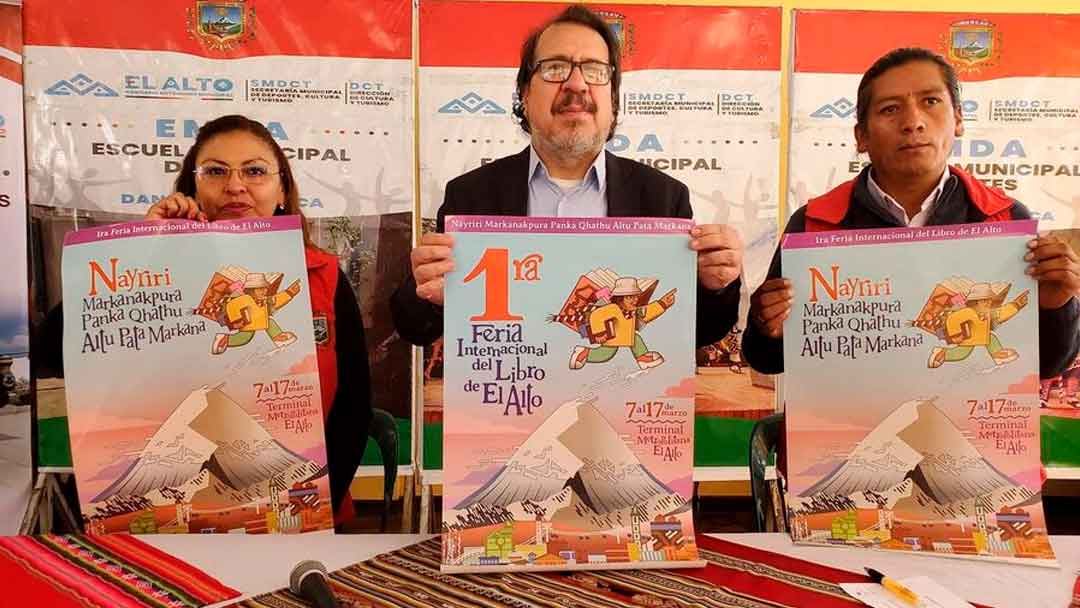 Más de 230 actividades se celebrarán en la primera Feria Internacional del Libro en El Alto.