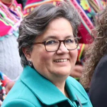 Verónica Patricia Navia Tejada - Ministra de Trabajo Empleo y Previsión Social
