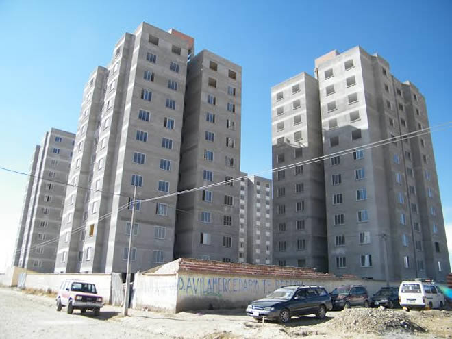 Condominio Wiphala, ubicado en la ciudad de El Alto.