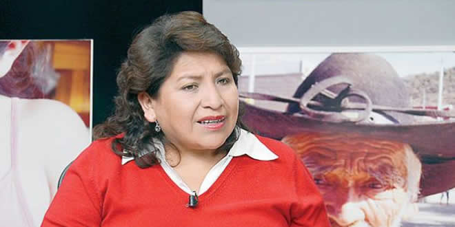 Dina Chuquimia, vocal del Tribunal Supremo Electoral (TSE).