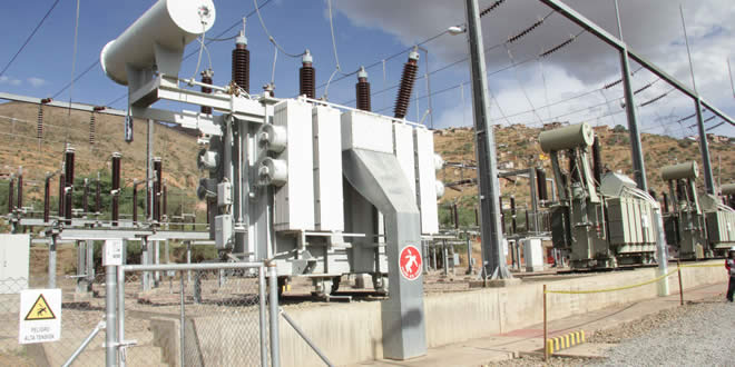Cobertura de energía eléctrica en Bolivia.