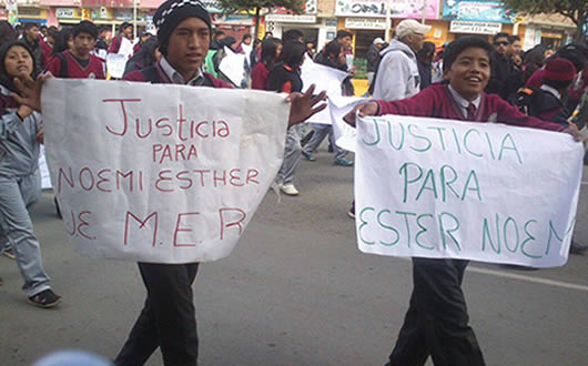 Marcha De Protesta En El Alto