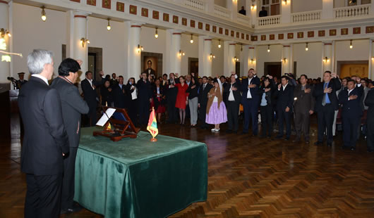 Posesión de Ministros de Bolivia