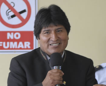 Evo Morales, presidente boliviano.