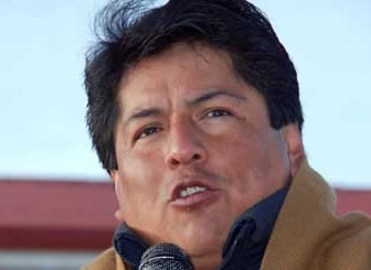 Édgar Patana, alcalde de El Alto