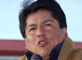 Édgar Patana, alcalde de El Alto Édgar Patana, alcalde de El Alto