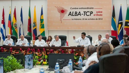 Cumbre extraordinaria del Alba-TCP en Cuba.