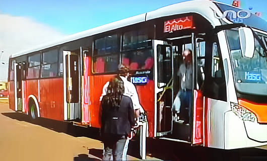 Prototipo de Bus Sariri para la ciudad de El Alto