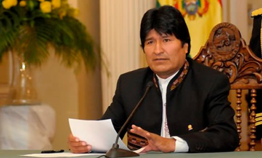Juan Evo Morales Ayma, presidente del Estado Plurinacional de Bolivia