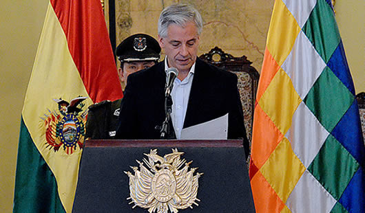 Vicepresidente del Estado Plurinacional de Bolivia, Álvaro García Linera.