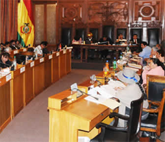 Cámara de Senadores de Bolivia.