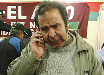 Fanor Nava, ex alcalde de la ciudad de El Alto.
