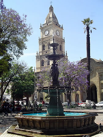 Cochabamba, Bolivia. Plaza 14 de Septiembre.