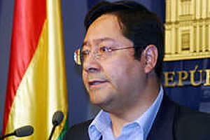 Reservas de Bolivia se sitúan en 8.580 millones de dólares en marzo de 2009. Luis Arce - luis-arce