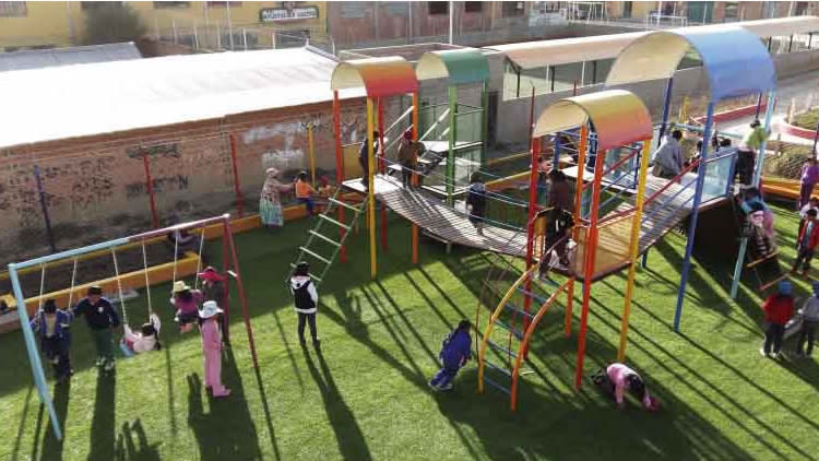 Parque infantil Uyustus de la zona Alto Lima.