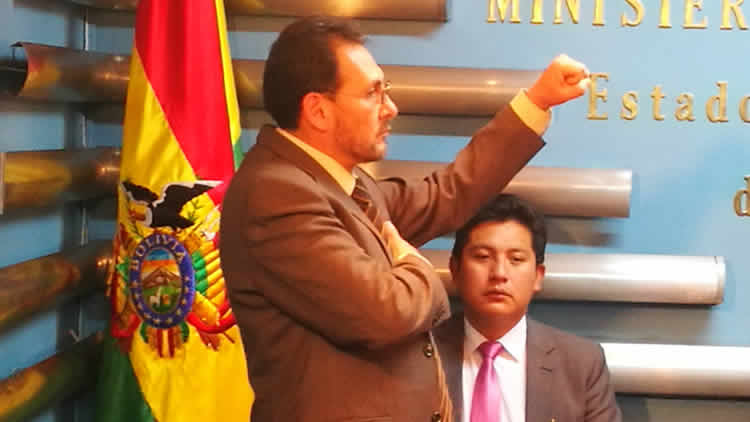 Gonzalo Trigoso jura como nuevo viceministro de Seguridad Ciudadana. 