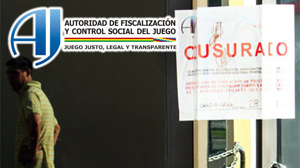 Autoridad de Juego clausura una casa de juegos ilegal en Cochabamba