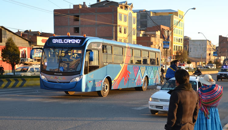 Sistema de transporte masivo en El Alto