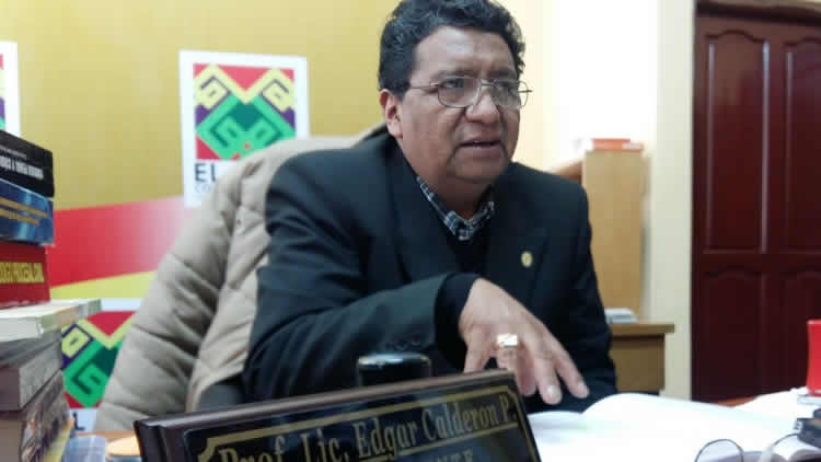 Edgar Calderón, presidente del Concejo Municipal de El Alto.