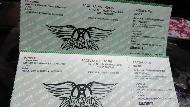 Aerosmith cancela concierto en Bolivia; devolverán entradas en diciembre
