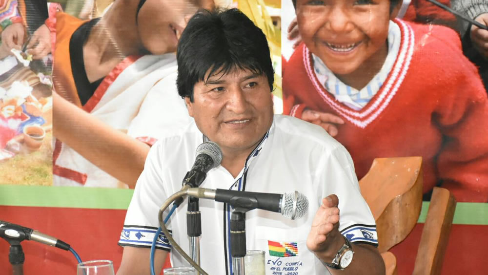 Evo Morales, presidente boliviano.
