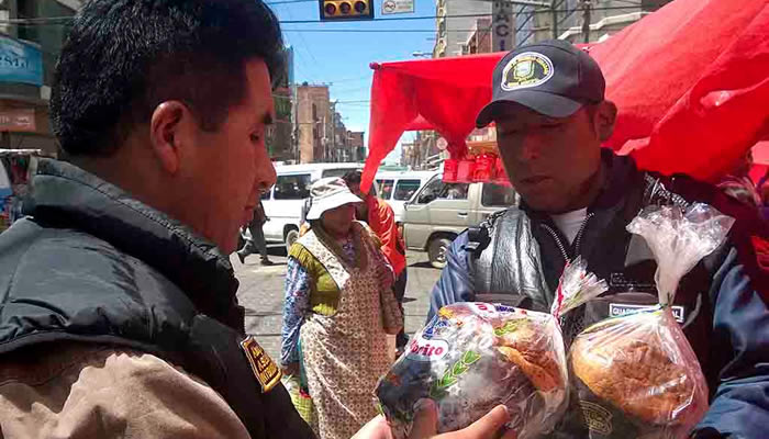 Intendencia municipal de El Alto en operativos
