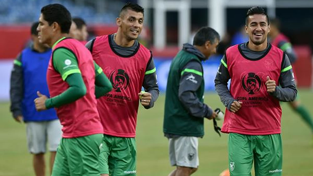 Jugadores de la selección boliviana en Copa América Centenario 2016