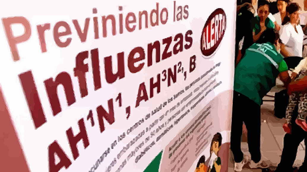 Campaña para evitar casos de AH1N1. (Imagen Ilustrativa)