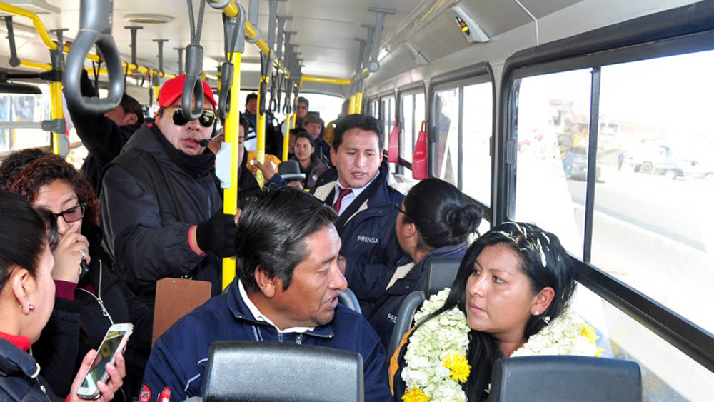 Wayna Bus inicia servicio en la ruta Ventilla beneficiando a cuatro Distritos