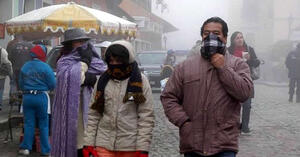 Alerta naranja por descenso brusco de temperatura en Bolivia