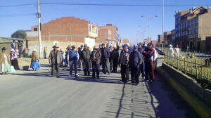 Fotos del paro cívico en El Alto