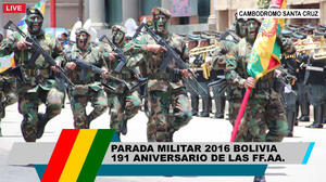 Parada Militar en Bolivia 2016 será transmitido en vivo por Bolivia TV