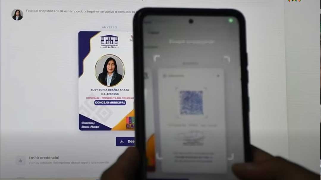 La ciudadanía podrá realizar la verificación desde su celular.