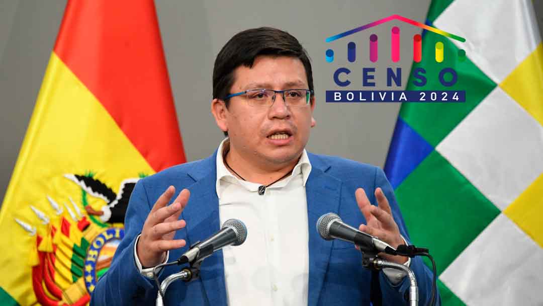 El ministro de Planificación, Sergio Cusicanqui, en conferencia de prensa.