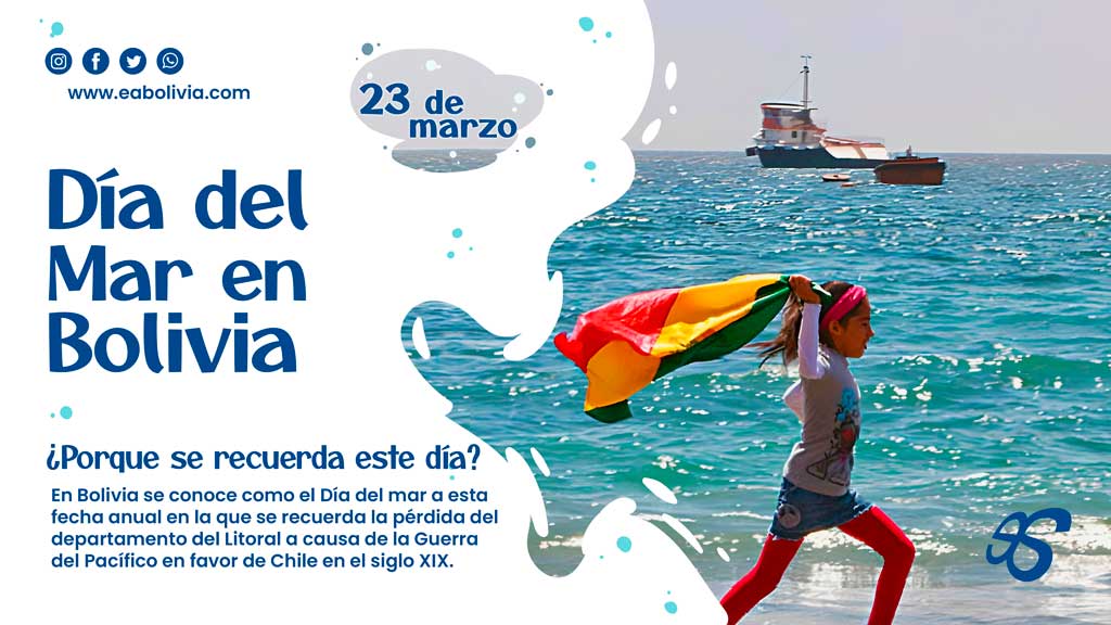 Día del mar en Bolivia.