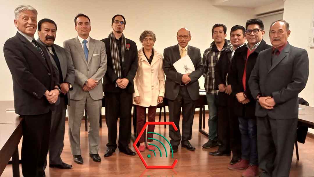 Acto de posesión del directorio transitorio de la Cámara de Medios Digitales de La Paz.