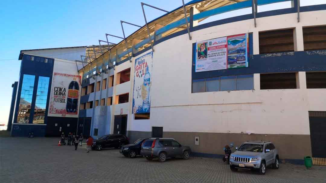 El estadio de Villa Ingenio de El Alto, casa del Club Always Ready.