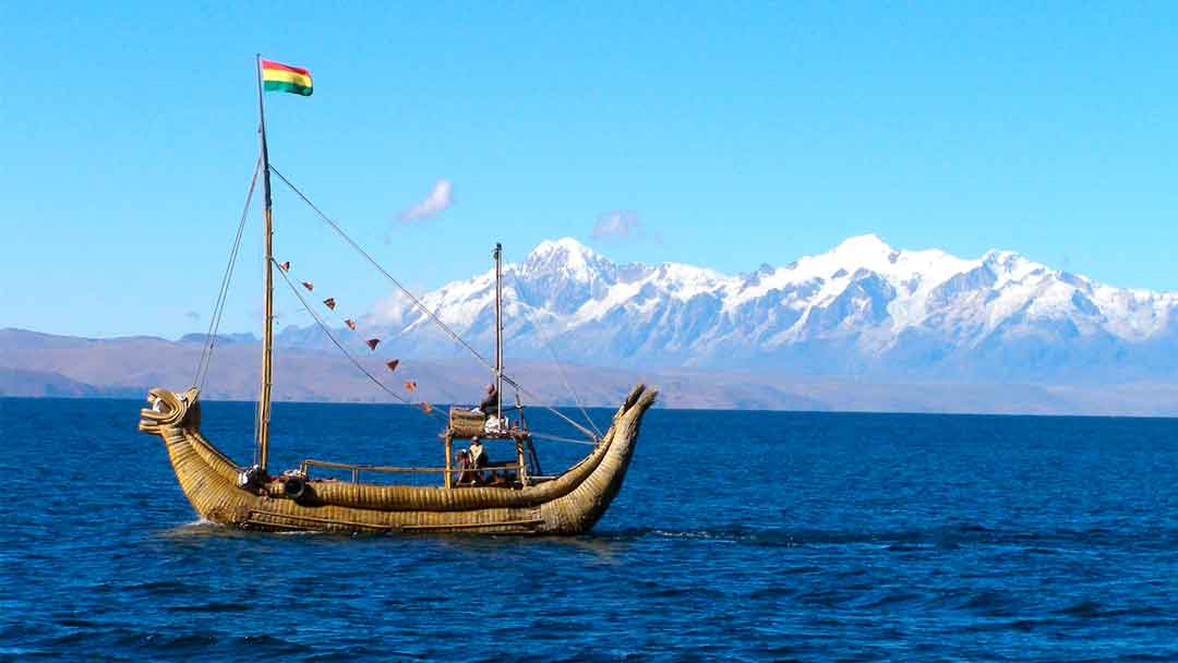 El lago Titicaca, en La Paz.