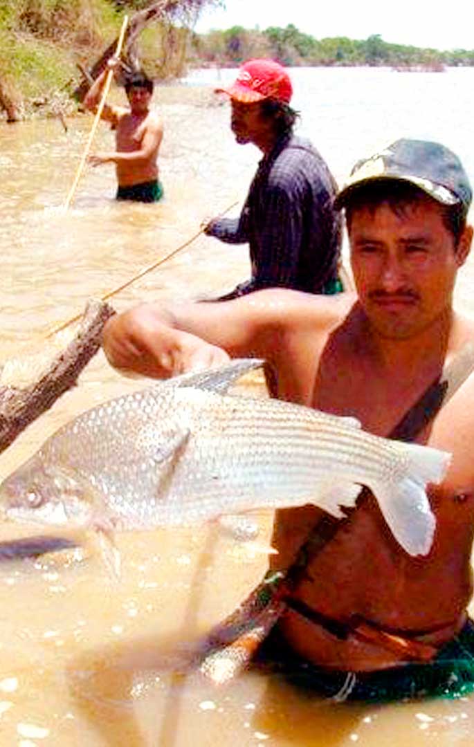 La pesca entre los cayubabas en los ríos del Beni.