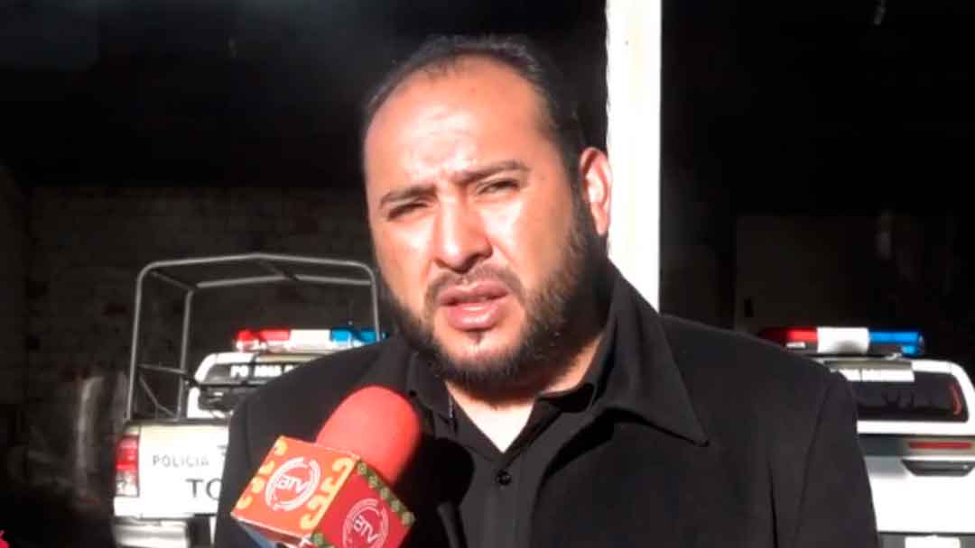 El viceministro de Seguridad Ciudadana, Roberto Ríos, en la cuiudad de El Alto.