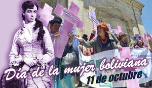 Día de la Mujer Boliviana se conmerora con manto de luto y dolor