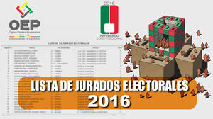 Consulta si eres Jurado Electoral para Referéndum 2016