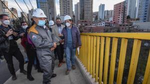 Alcalde Arias anuncia colocado de malla alta en el puente de Las Américas para prevenir decesos