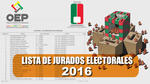 Consulta si eres Jurado Electoral para Referéndum 2016