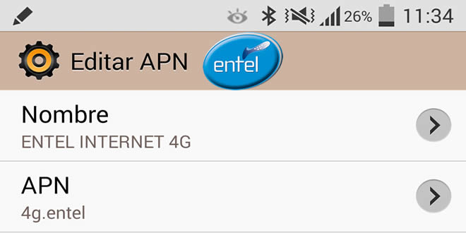 APN de Entel Bolivia