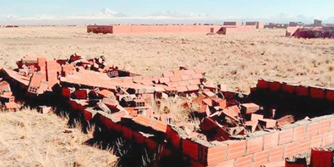 Consecuencias de enfrentamientos por tierras en la ciudad de El Alto.