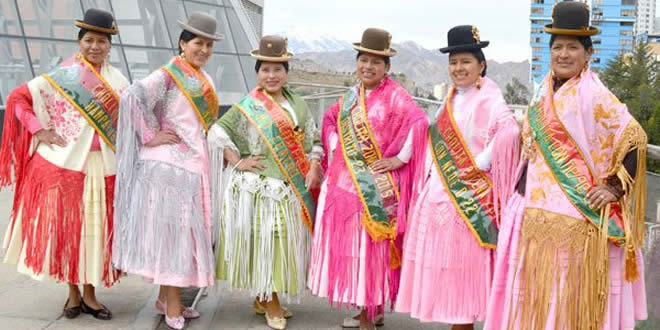 Candidatas a Cholita Paceña 2015