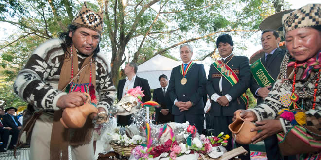 Ceremonia interreligiosa en Trinidad