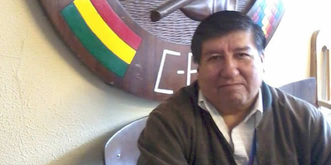 Oscar Tapia, secretario de Economía de la Central Obrera Boliviana (COB).